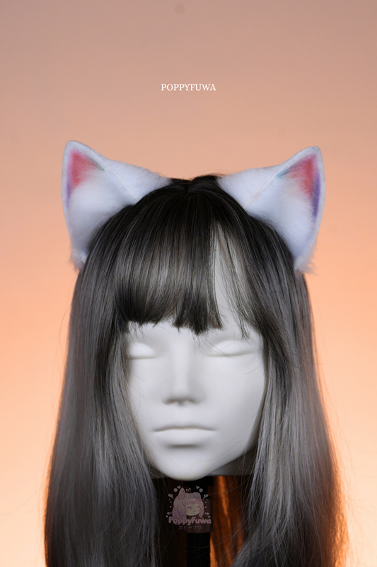 Rainbow Pastel Cat Ears
