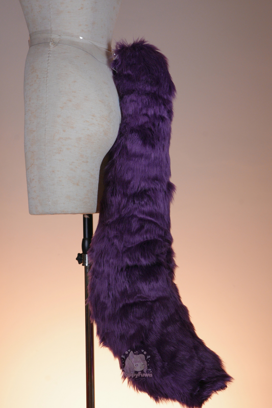 Dark Purple Large Wolf Tail